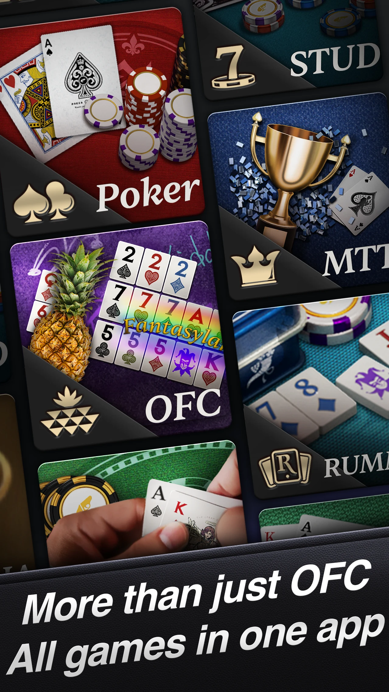 OFC: Pineapple Poker screenshot