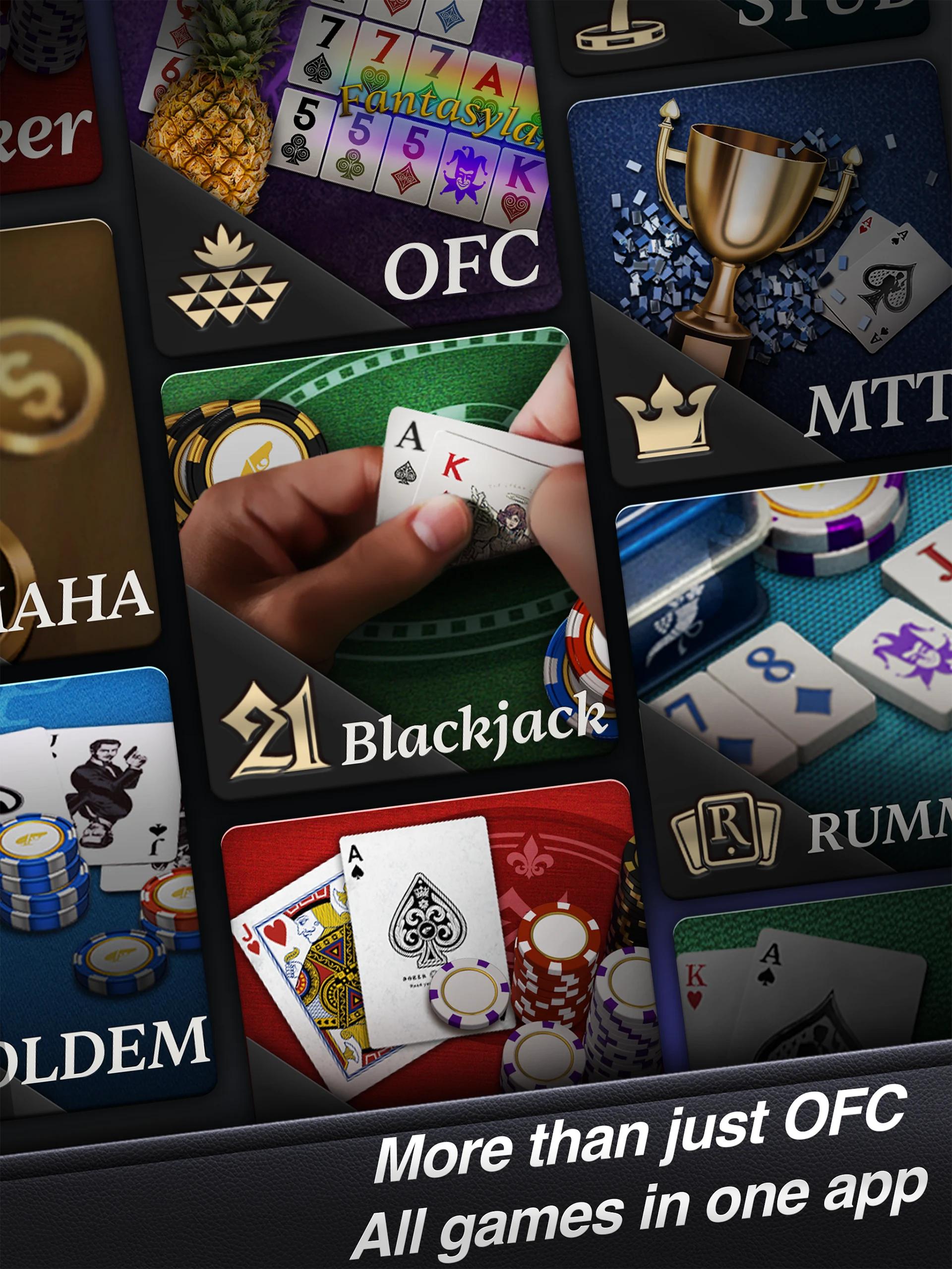 OFC: Pineapple Poker screenshot